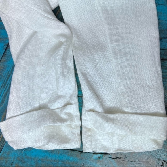 Malvin Linen White Button up Lightweight Jacket Size Medium - Picture 12 of 14